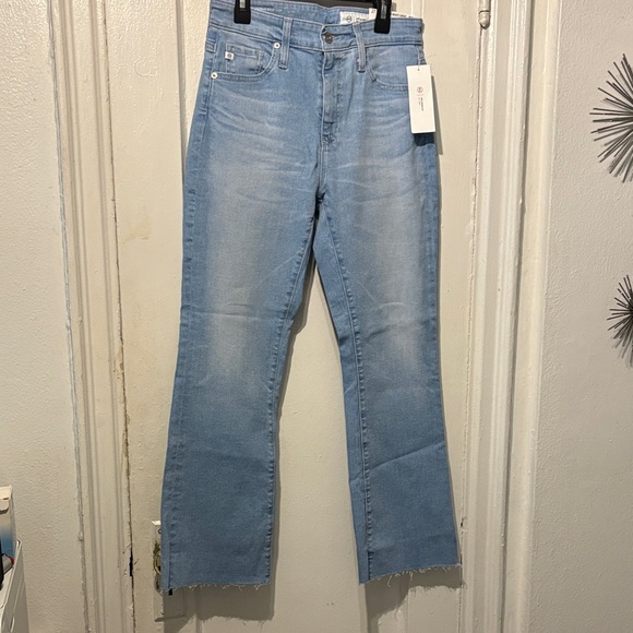 Ag Adriano Goldschmied Denim - AG Adriano Goldschmied Light Blue Straight Leg Jeans